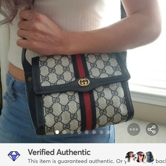 Authentic Vintage Gucci Shoulder Clutch Bag - Picture 9 of 9